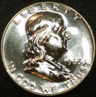 1963 P Franklin Half Dollar Proof 90% Silver Uncirculated 50c Coin
