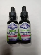 Oregon's Herbal Supplement Wild Harvest Organic Black Elderberry Elixir Extract