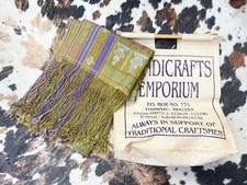 Vintage BHUTAN 2004 Textile Weaving & THIMPHU...