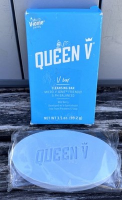 Queen V Cleansing Bar 3 Set V Bars WILD BERRY pH Balanced Soap 3.5