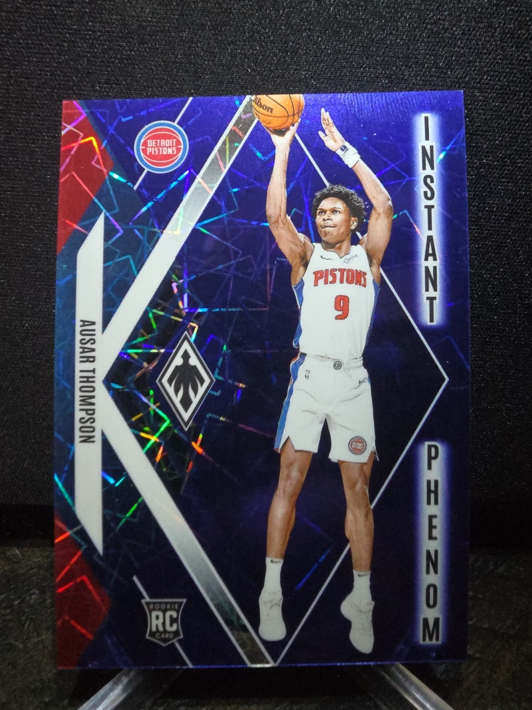 2023-24 Panini Phoenix - Instant Phenom Ausar Thompson #4 Blue Ice (RC) #'ed 275