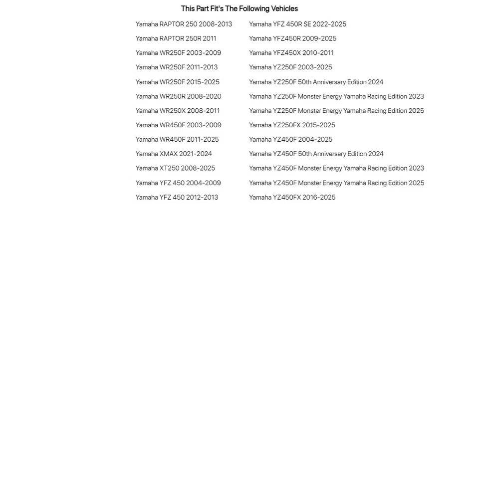 Фильтр масляный первой линии Tusk одинарный для YAMAHA YZ450FX 2016-2023 - Изображение 3 из 4