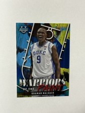 2024-25 Bowman University Chrome Warriors of the Paint Khaman Maluach Blue /150
