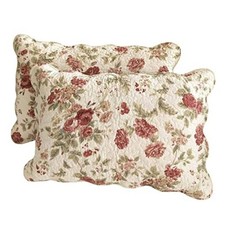 Boho Floral Patchwork Pillow Shams Pack of 2 28" x 20" Pack of 2 Flower