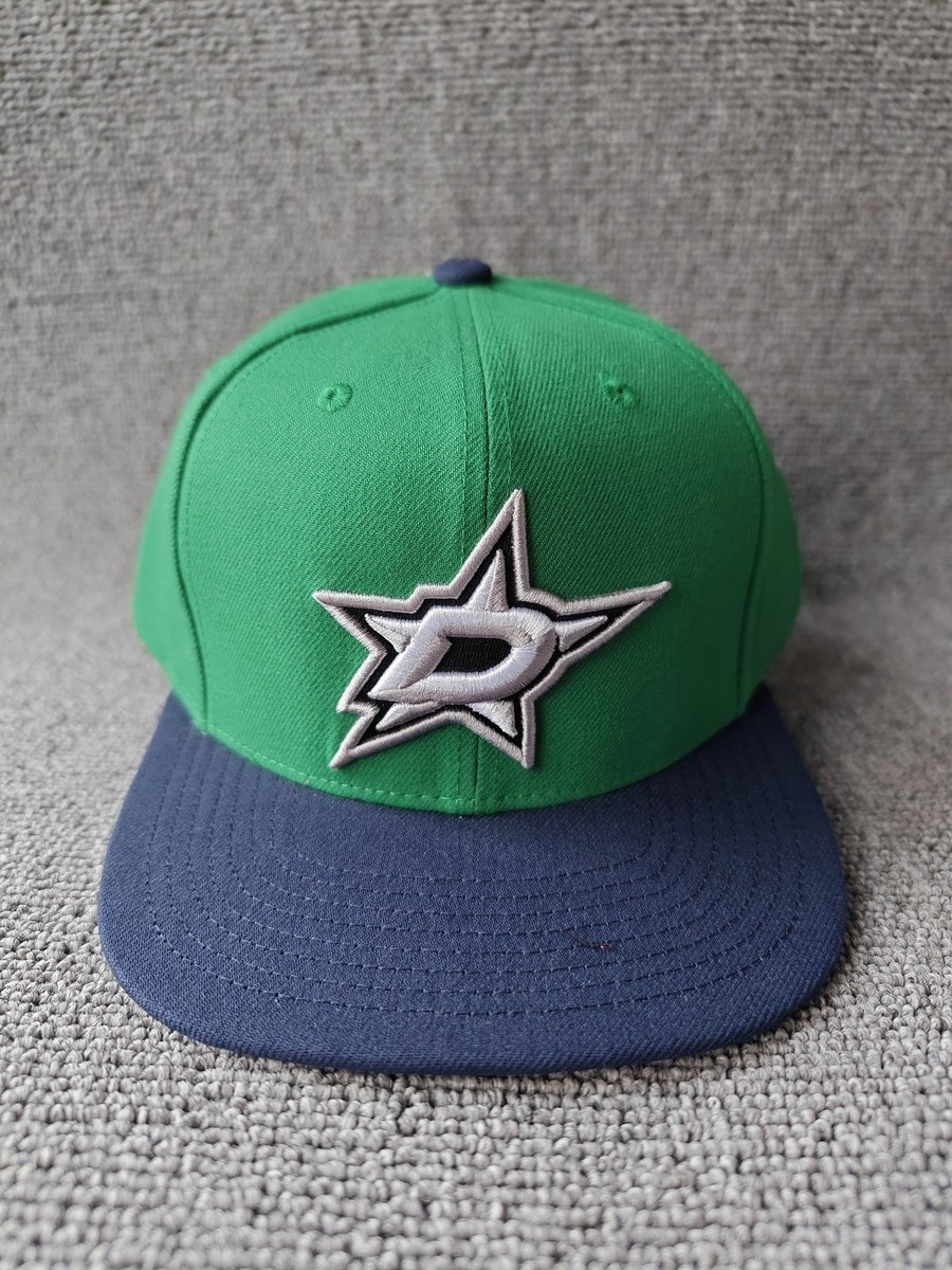 Mitchell & Ness Dallas Stars NHL Snapback Hat Green Navy Cap New
