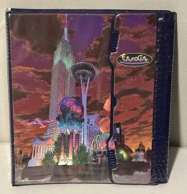 1996 Vintage Mead Trapper Keeper Futurocity Notebook Binder & Folders