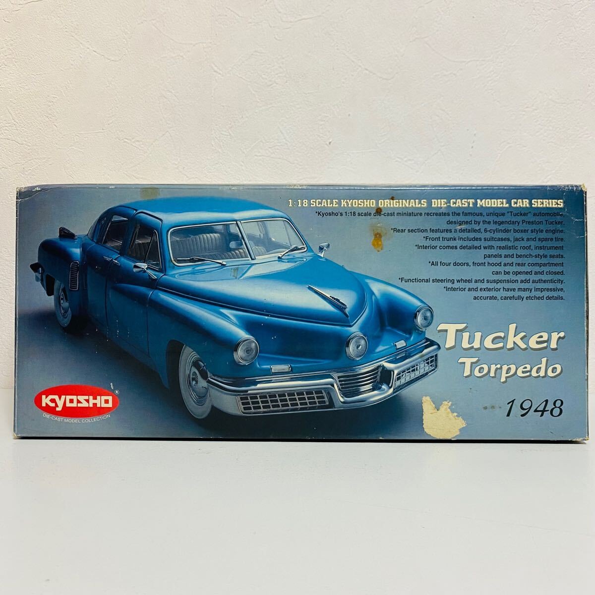 KYOSHO Tucker Torpedo 1948 1/18スケール KYOSHO 1/18 TUCKER TORPEDO TACKER BLUE 1948 No.08201B 115796