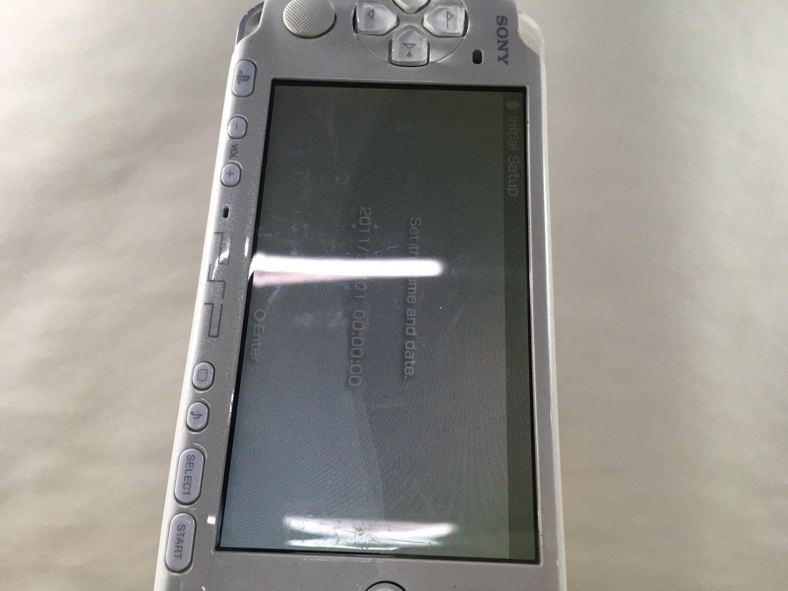 GD7746 Plz Read Item Condi PSP-3000 PEARL WHITE SONY PSP Console Japan