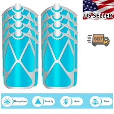 8/16Pcs Flying Insect Trap Refills Compatible with ZEVO Indoor Fruit Fly Insect