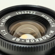 Minolta M Rokkor 40mm F2 for sale - eBay