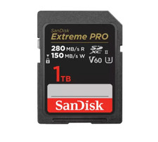 SanDisk Extreme PRO 1TB SDXC  Memory Card 280/150MB/s SDSDXEP-1T00-GN4IN