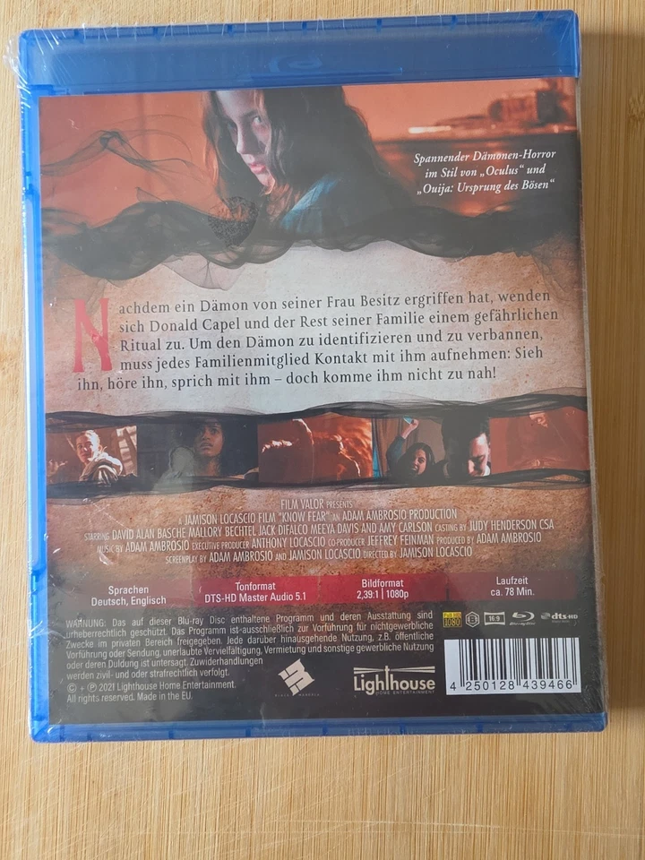 Blu-Ray Know Fear Teuflischer Dämon 2021 Neu - Bild 2 von 2