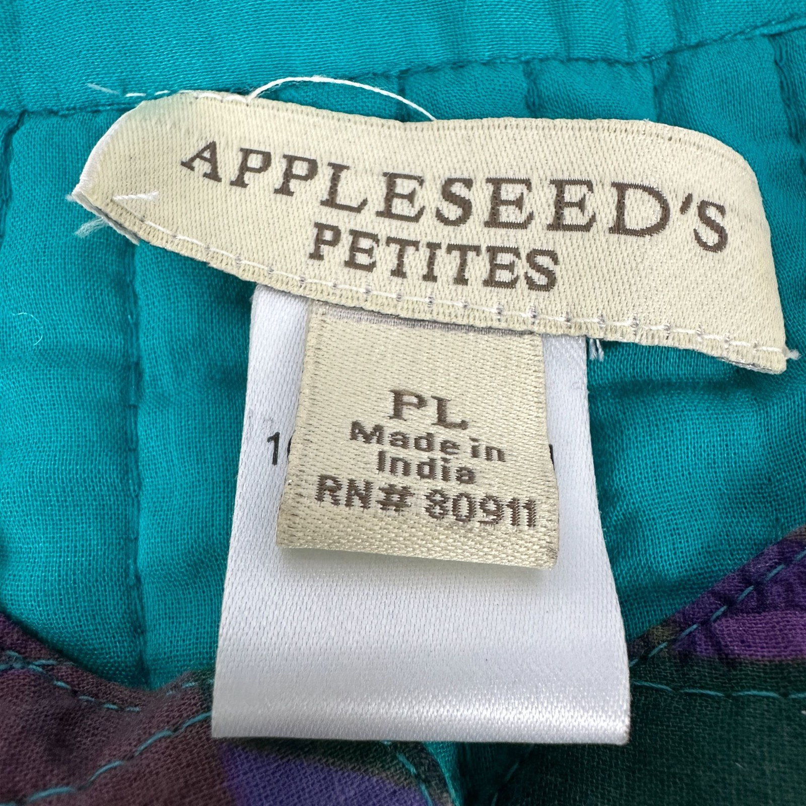 Appleseeds Petites Patchwork Jacket Cotton Blend … - image 2