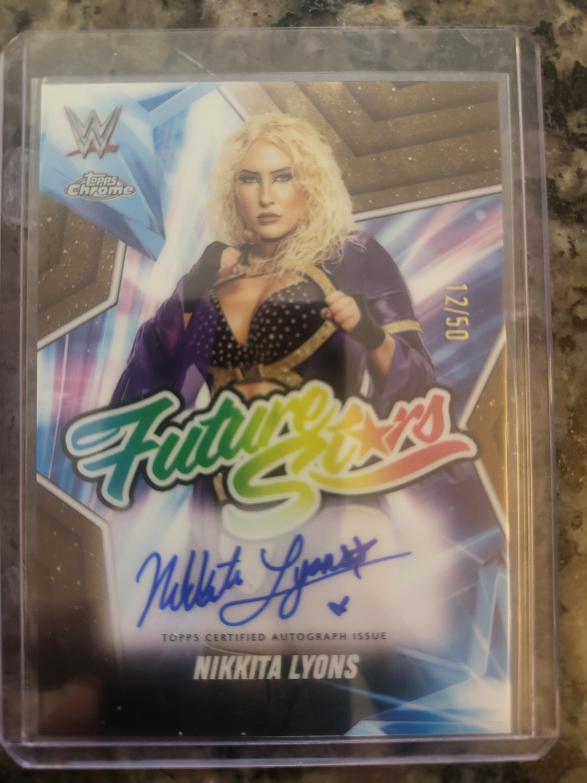 2025 Topps Chrome Nikkita Lyons Future Stars Auto Gold /50 | eBay