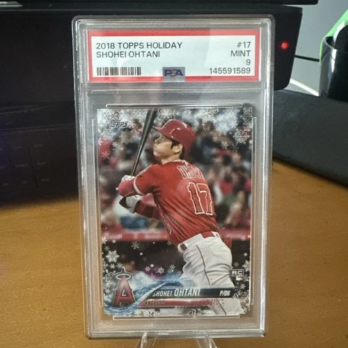 2018 Topps Holiday Shohei Ohtani Rookie PSA 9
