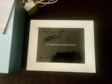 BEST of CLASS Aura Mason HD Smart Digital Picture Frame 9 Inch – Stone WHITE