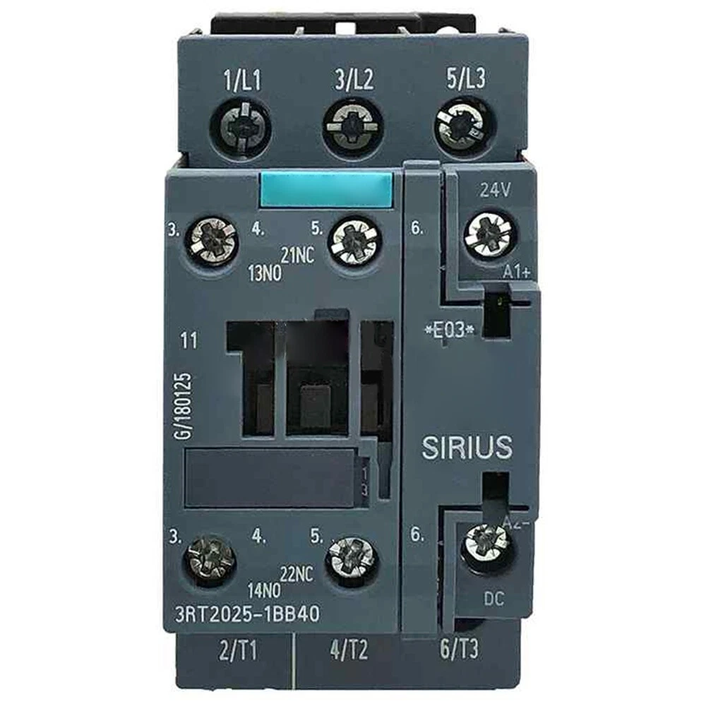 3RT2025-1BB40 Contactor for Siemens 17A DC24V 50/60HZ Replacement