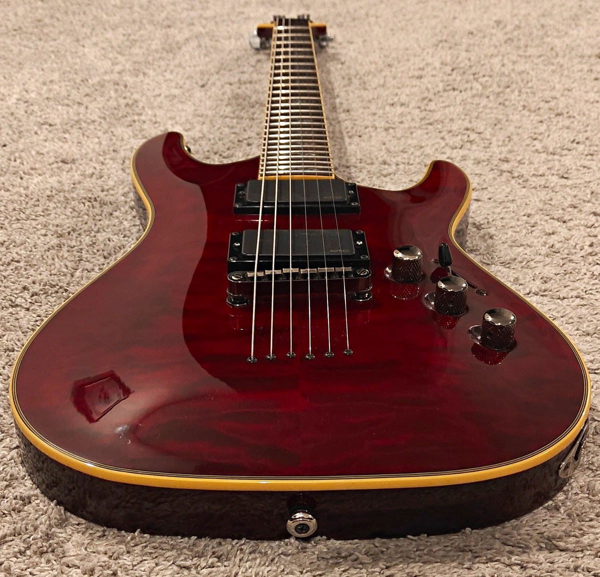Schecter Hellraiser Black for sale - eBay