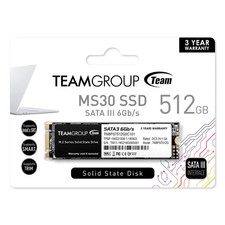 TEAMGROUP MS30 512GB with SLC Cache 3D NAND TLC M.2 2280 SATA III 6Gb/s Internal