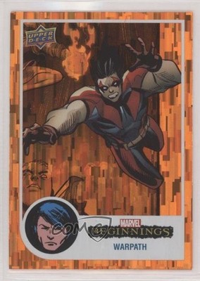 2022 Marvel Beginnings Vol 2 Series 1 Orange Rainbow Bridge 127/199 Warpath 4et