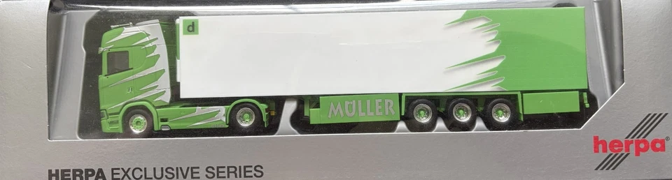 SCANIA CS20HD 590S V8 MÜLLER ERMENSEE (CH) ICED EARTH KÜHLKOFFERSATTELZUG RAR - Bild 1 von 1