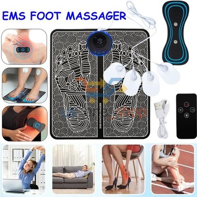 Electronic Nerve Stimulator EMS Foot Massage for Muscle Relax LCD Display Screen