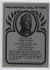 1988-2013 Pro Football Hall of Fame Metallic Fats Henry Pete Henry HOF 0b5