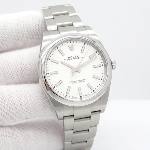 Rolex CPO 114300 Oyster Perpetual with White Dial