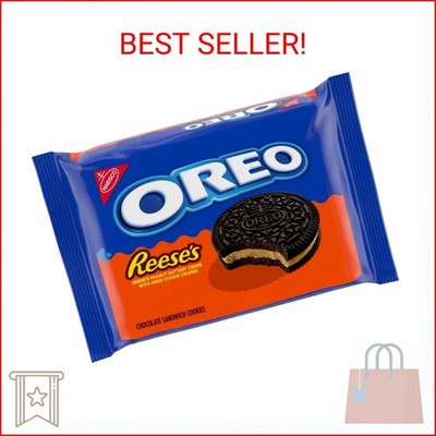 OREO REESE'S Peanut Buttery Creme Chocolate Sandwich Cookies, 12.35 oz