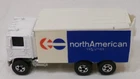 Vintage 1973 Hot Wheels Blackwall North American Van Lines Truck Loose Hong Kong
