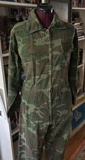 Vintage 60s JCPenney coveralls Camouflage green and brown very southern style