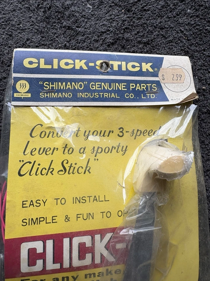 vintage shimano 3 speed shifter out. “NIP” - Image 3 of 4