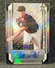 2021 Matt Mikulski Leaf Metal Draft Black Prizm XRC AUTO....2 / 15....Giants