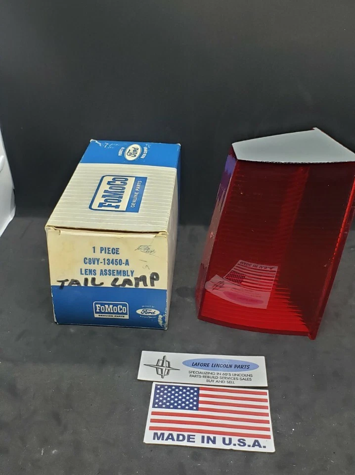 Lincoln 1968 luz trasera continental lente lateral derecha C8vy-13450-A nos Foto 3 de 4