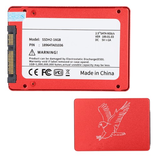 (2)2.5 Inch Hard Drive Mobile Hard Drive Solid State Drive Red External SSD - Picture 3 of 23