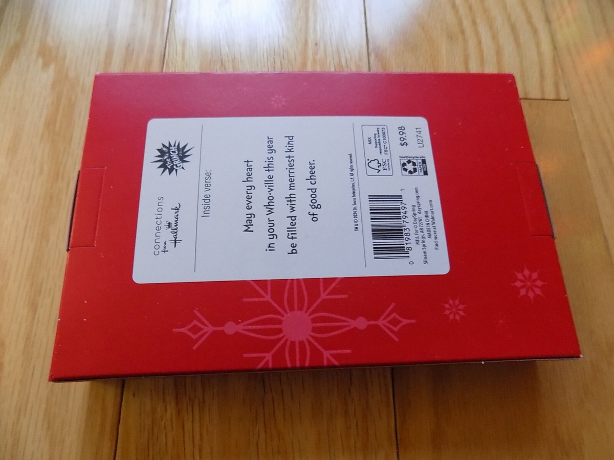 The Grinch Christmas Hallmark Connections Greeting note card NEW
