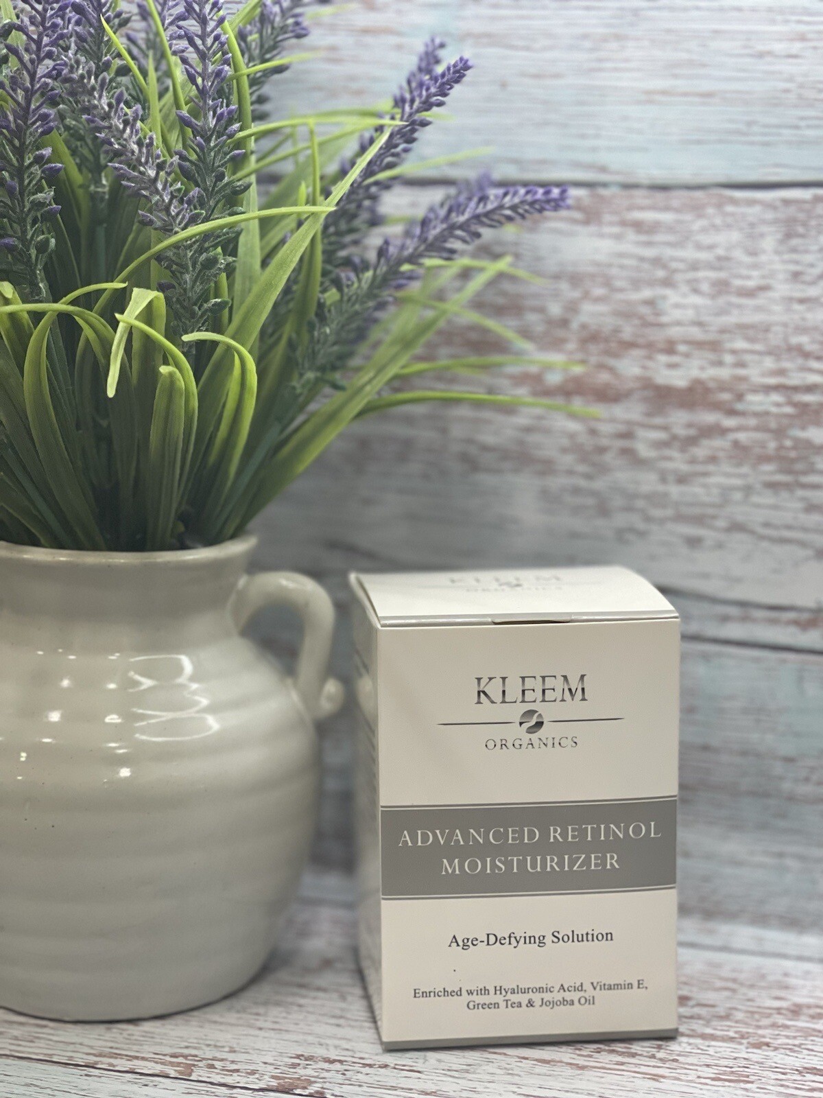 Kleem Organics Anti Aging Retinol Moisturizer Cream for Face, Neck