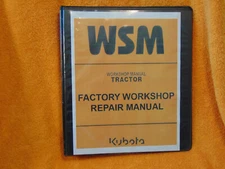 Kubota BX1860 BX2360 BX2660 Tractor Workshop Service Manual color 3 ring binder