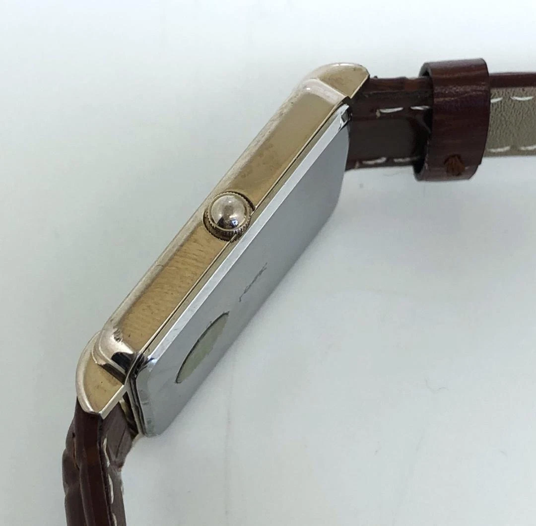 SAINT LAURENT (YSL) OROLOGIO YVES SAINT LAURENT LOGO RETTANGOLARE 4 797621 MOLTO RARO DAL GIAPPONE