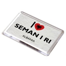 FRIDGE MAGNET - I Love Seman i Ri, Albania