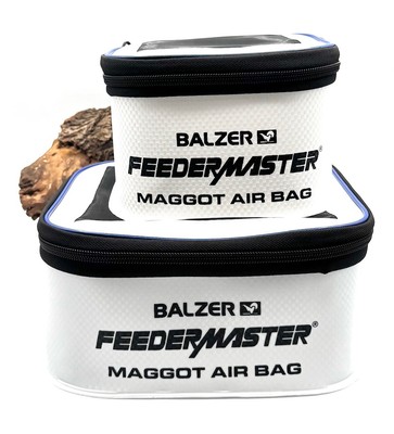 Balzer Feedermaster Maggot Air Bag Größe S L Ködertasche Maden Box Tasche DA