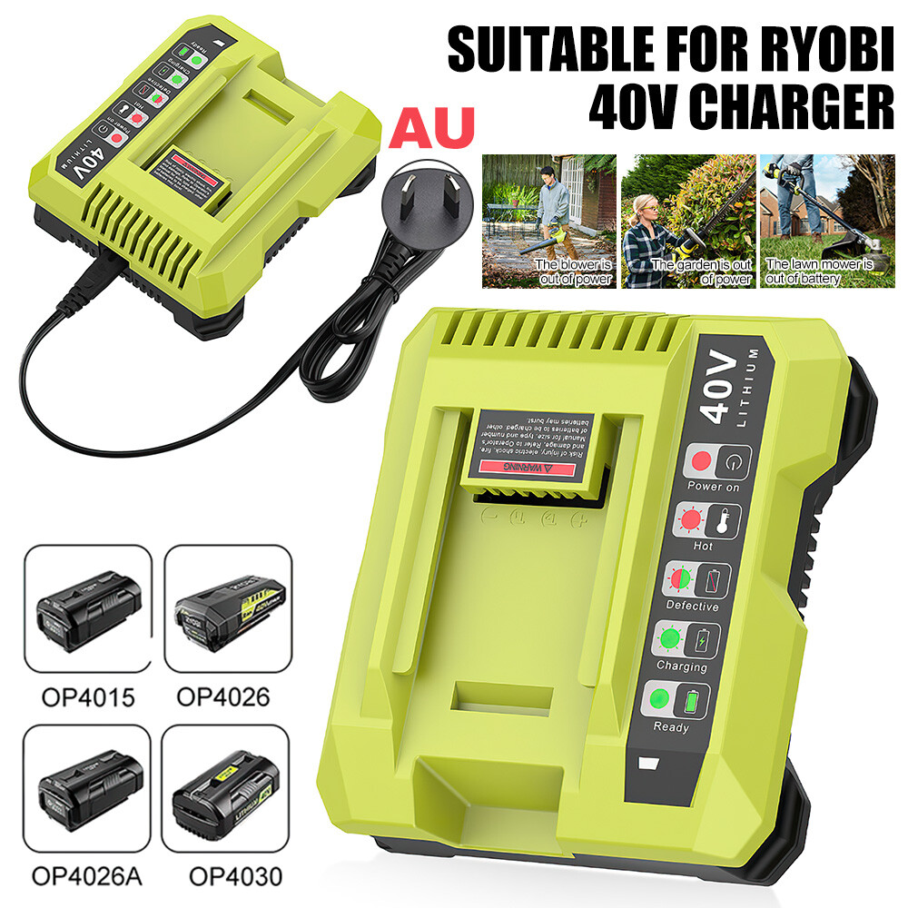 Vhbw Chargeur Double Compatible Avec Ryobi 40-Volt