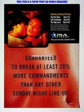 Pacific Blue Silk Stalkings Big Easy USA Network 1997 Print Magazine Ad Poster