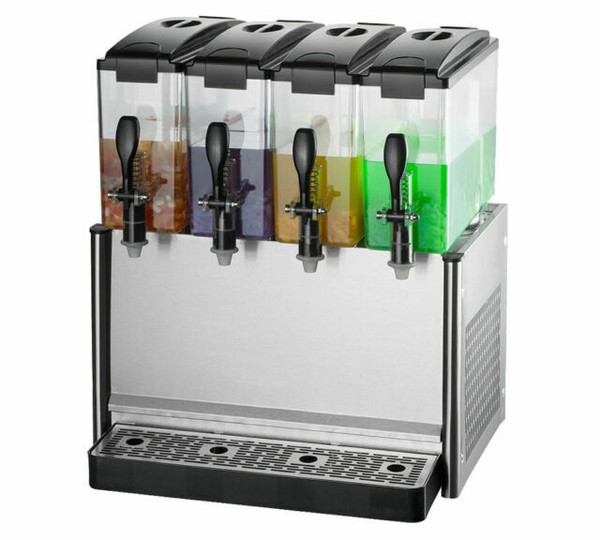 Commercial 12l*4 Frozen Hot Cold Drink Beverage Juice Dispenser Machine