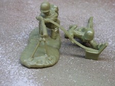 1/35 BMC / Airfix Compatible WWII US Machine Gun Crew Soldiers Lot 6832K 
