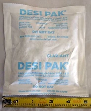 DESI-PAK Bentonite Clay 4U Size w/Humidity Indicator - 5oz x 48 FREE Shipping!