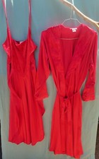 Vintage Private Luxeries Nightgown with Robe Set M