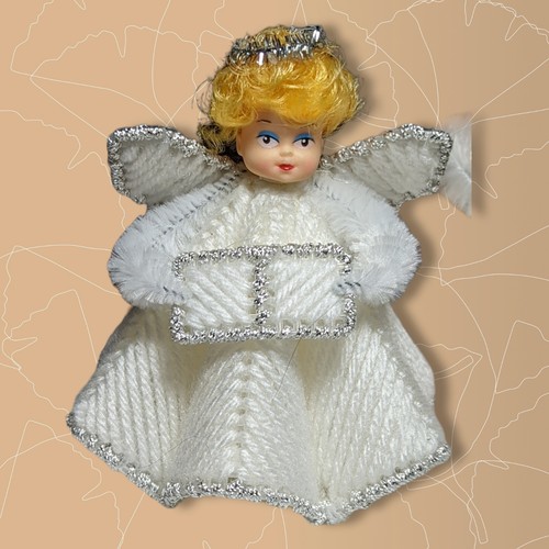 Vintage 5 Angel Doll Hand Crafted Folk Art Christmas ANGELS Religious Decor - Picture 2 of 12