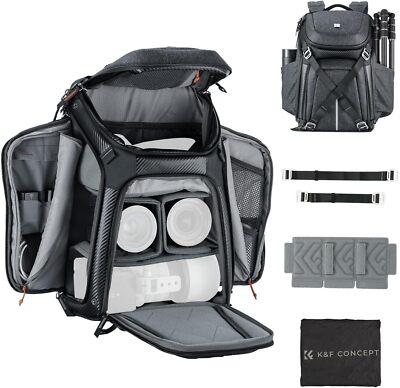 K&F CONCEPT Camera Backpack DSLR/SLR Photography Waterproof Camera Bag 25L