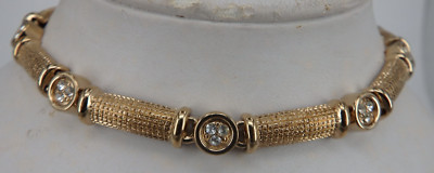 Neugablonz: Design Gliederkette mit Swarovski Elements (116920)